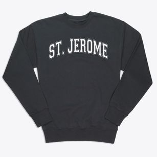 Saint Jerome School Varsity Arch Premium Crewneck Sweatshirt