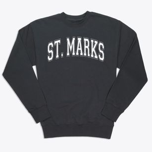 Saint Marks Episcopal Preschool Varsity Arch Premium Crewneck Sweatshirt