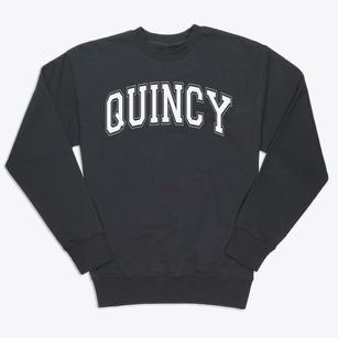Quincy Elementary School Varsity Arch Premium Crewneck Sweatshirt
