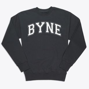 Byne Memorial Baptist School Varsity Arch Premium Crewneck Sweatshirt