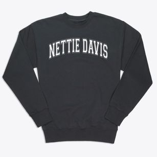 Nettie Davis Elementary School Varsity Arch Premium Crewneck Sweatshirt