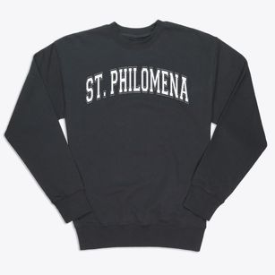 Saint Philomena School Varsity Arch Premium Crewneck Sweatshirt