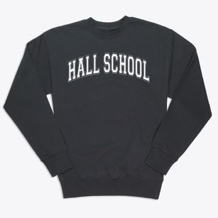 Albert S Hall School Varsity Arch Premium Crewneck Sweatshirt