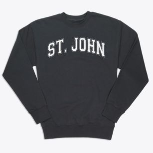 Saint John The Baptist School Varsity Arch Premium Crewneck Sweatshirt