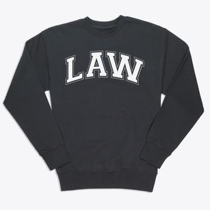 Law Middle School Varsity Arch Premium Crewneck Sweatshirt