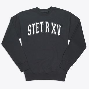 Stet R Xv School Varsity Arch Premium Crewneck Sweatshirt