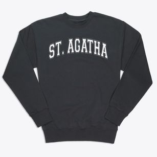 Saint Agatha Elementary School Varsity Arch Premium Crewneck Sweatshirt