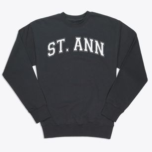Saint Ann Elementary School Varsity Arch Premium Crewneck Sweatshirt