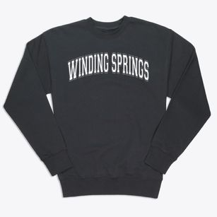 Winding Springs Elementary School Varsity Arch Premium Crewneck Sweatshirt