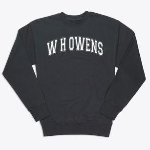 W H Owens Elementary School Varsity Arch Premium Crewneck Sweatshirt