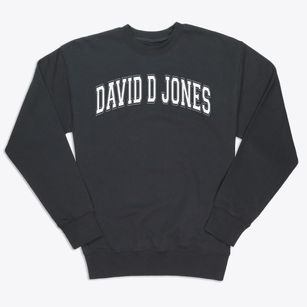 David D Jones Spanish Immersion Magnet Varsity Arch Premium Crewneck Sweatshirt