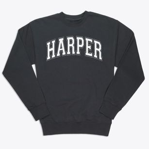 Harper School Varsity Arch Premium Crewneck Sweatshirt