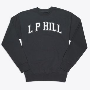 L P Hill Elementary School Varsity Arch Premium Crewneck Sweatshirt
