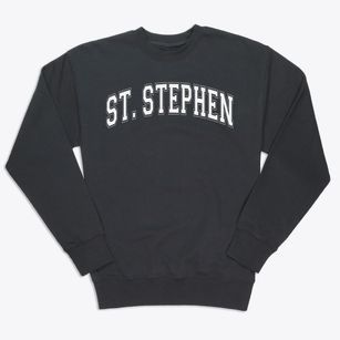 Saint Stephen Middle School Varsity Arch Premium Crewneck Sweatshirt