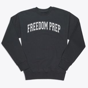 Freedom Preparatory Academy Varsity Arch Premium Crewneck Sweatshirt