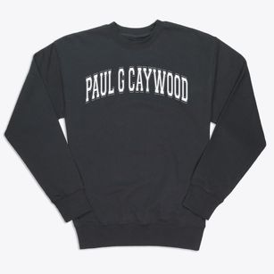 Paul G Caywood Elementary School Varsity Arch Premium Crewneck Sweatshirt