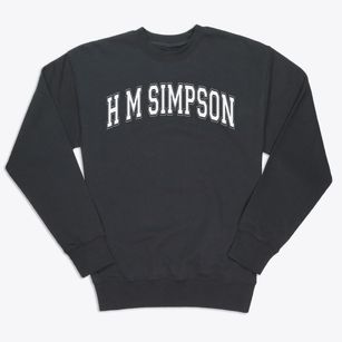 H M Simpson Academy Varsity Arch Premium Crewneck Sweatshirt