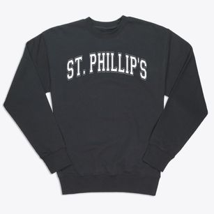 Saint Phillip's Episcopal School Varsity Arch Premium Crewneck Sweatshirt