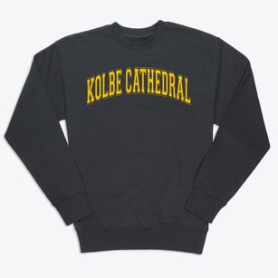 Kolbe Cathedral High School Varsity Arch Premium Crewneck Sweatshirt