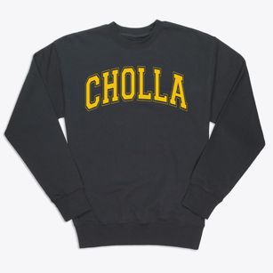Cholla Elementary School Varsity Arch Premium Crewneck Sweatshirt