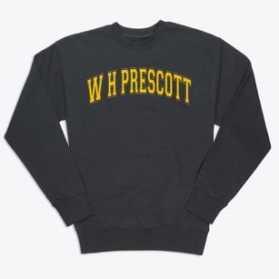 W H Prescott Elementary School Varsity Arch Premium Crewneck Sweatshirt