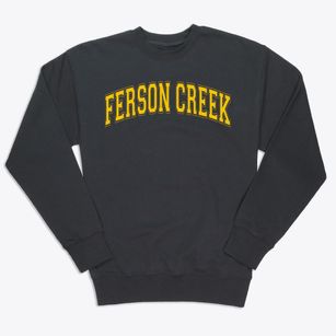Ferson Creek Elementary School Varsity Arch Premium Crewneck Sweatshirt