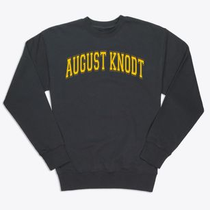 August Knodt Elementary School Varsity Arch Premium Crewneck Sweatshirt
