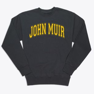 John Muir Elementary School Varsity Arch Premium Crewneck Sweatshirt