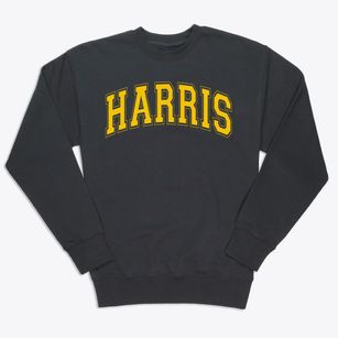 Harris Elementary School Varsity Arch Premium Crewneck Sweatshirt