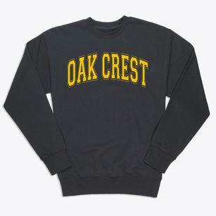 Oak Crest Elementary School Varsity Arch Premium Crewneck Sweatshirt