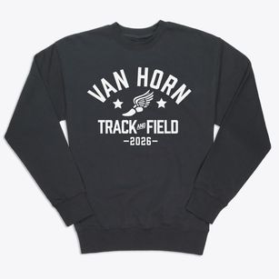 Van Horn Junior High School Track and Field Premium Crewneck Sweatshirt