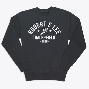 Robert E Lee Elementary School Track and Field Premium Crewneck Sweatshirt