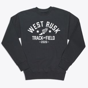 West Rusk High School Track and Field Premium Crewneck Sweatshirt