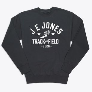 J E Jones Elementary School Track and Field Premium Crewneck Sweatshirt