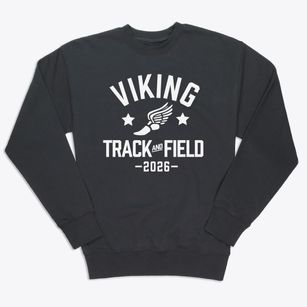 Viking Middle School Track and Field Premium Crewneck Sweatshirt
