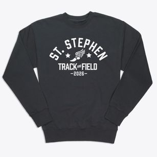 St Stephen Parish Track and Field Premium Crewneck Sweatshirt