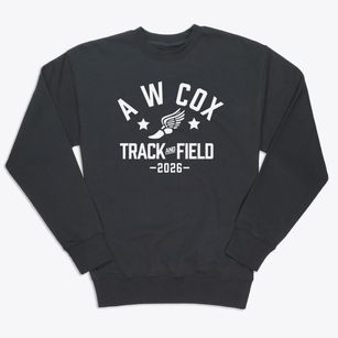 A W Cox Elementary School Track and Field Premium Crewneck Sweatshirt