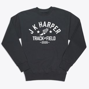 J K Harper Elementary School Track and Field Premium Crewneck Sweatshirt