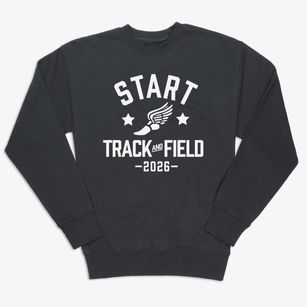 Start Elementary School Track and Field Premium Crewneck Sweatshirt