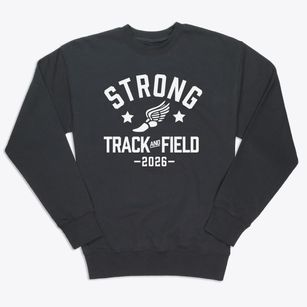 Strong Elementary School Track and Field Premium Crewneck Sweatshirt