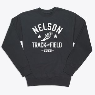 Nelson Early Childhood Center Track and Field Premium Crewneck Sweatshirt