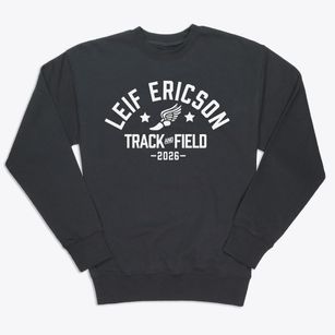 Leif Ericson Day School Track and Field Premium Crewneck Sweatshirt