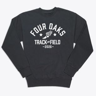 Four Oaks Middle School Track and Field Premium Crewneck Sweatshirt
