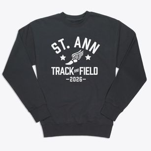 Saint Ann School Track and Field Premium Crewneck Sweatshirt
