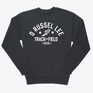 D Russel Lee Career Center Track and Field Premium Crewneck Sweatshirt