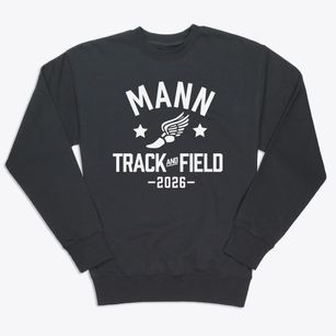 Mann Elementary School Track and Field Premium Crewneck Sweatshirt