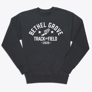 Bethel Grove Elementary School Track and Field Premium Crewneck Sweatshirt