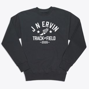 J N Ervin Elementary School Track and Field Premium Crewneck Sweatshirt