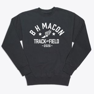 B H Macon Elementary School Track and Field Premium Crewneck Sweatshirt