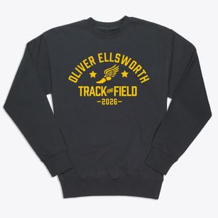 Oliver Ellsworth Elementary School Track and Field Premium Crewneck Sweatshirt